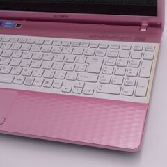 中古良品 新品爆速SSD ピンク ノートパソコン SONY VPCEH38FJ 第2世代