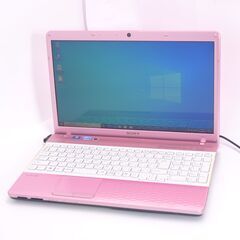 中古良品 新品爆速SSD ピンク ノートパソコン SONY VPCEH38FJ 第2世代