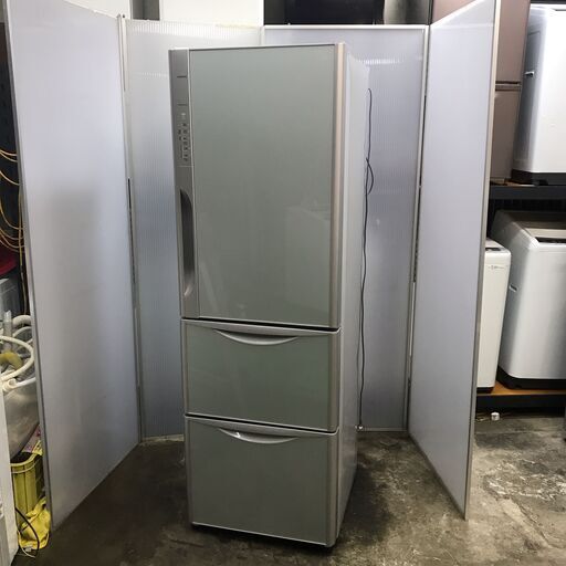 【日立 HITACHI】3ドア ノンフロン冷凍冷蔵庫 365L R-D3700