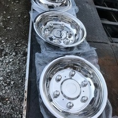 ほぼ新品　ホイール ライナー 16インチ 6穴 PCD 222.25 ステンレス