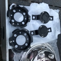 ほぼ新品　ホイール ライナー 16インチ 6穴 PCD 222.25 ステンレス