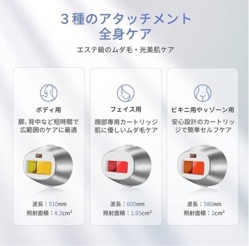 IPL光美容器、脱毛仪