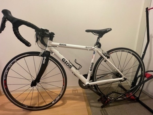 GIOS ロードバイク SIERA 460 ホワイト　\u0026 スタンド　セット