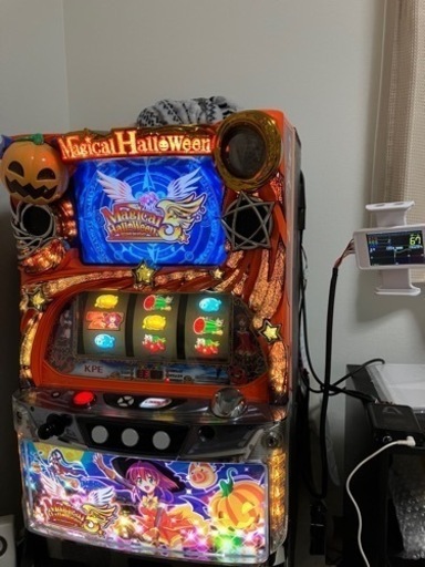 パチスロ　マジカルハロウィン5 実機(コイン不要機付き)取り引き中