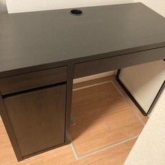 【IKEA】PCデスク MICKE ミッケ ブラウンブラック
