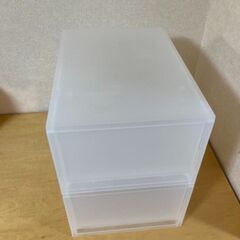 【無料】収納ケース・ボックス 26x37x17.5 cm（2個）