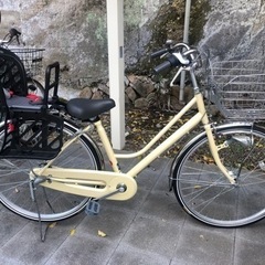 【ネット決済】【川西市】自転車　ママチャリ　子ども乗せ※美品
