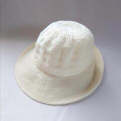 小さめ 夏用 編み帽子 54.5cm
