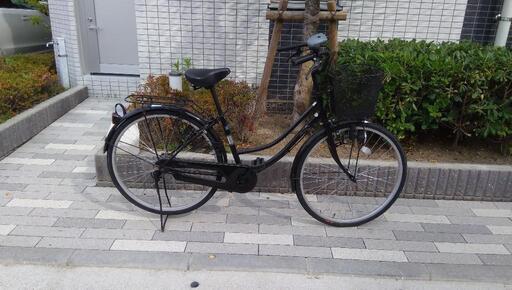 受け渡し決定》26インチ 黒のシティサイクル 中古 - その他 