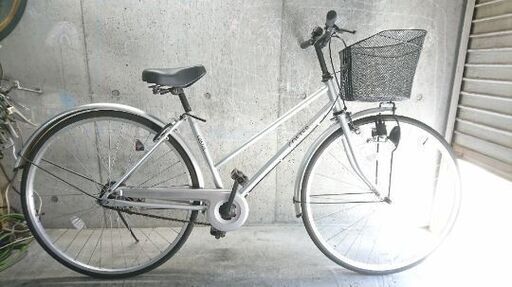 自転車中古 COSTER カゴ鍵付き タイヤ27インチ カラーシルバー