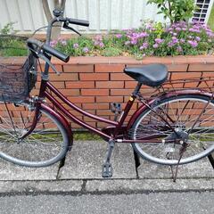 (chariyoshy 出品)26インチ自転車　赤色