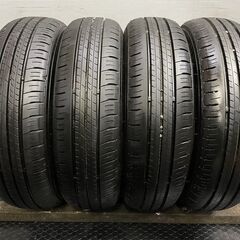 DUNLOP ENASAVE EC300+ 165/65R14 14インチ 夏タイヤ 4本 2021年製 バリ溝