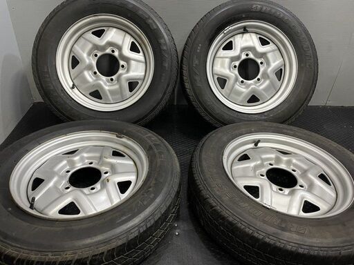 スズキ純正 ジムニー 175/80R16 純正 ホイール BSサマータイヤ-
