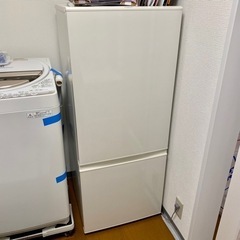 冷蔵庫 2ドア ホワイト 184L AQUA 2015年製 引取...