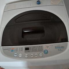 4.6キロ全自動洗濯機