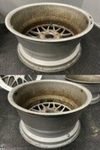 BBS RG136 x2 RG137 x2 17インチ 4本 8J5HPCD114.3+45 x2 9J5HPCD114.3+40 x2 チェイサー アリスト クラウン スープラ等　(VHV312)クレジットカード QRコード決済可能 鍛造 軽量 BBS RGII RG136 RG137 中古ホイール 4本 8/9J 17インチ