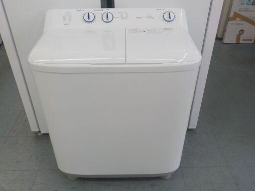 ID003724　二槽式洗濯機５．５Ｋ（２０２１年ハイアール製）