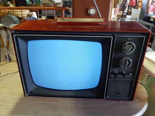 昭和レトロ ナショナル トランジスタ テレビ TR-712 National /UJ-0126 南