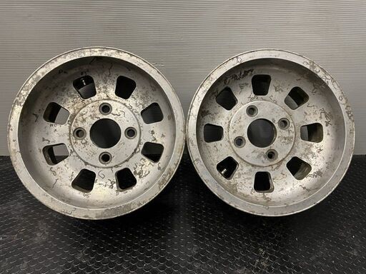 旧車ホイール MEETS SEMA SPECS ディッシュ 社外ホイール 13インチ 2本 6J4HPCD114.3約+8 当時物 希少　(VHC282) クレジットカード QRコード決済可能