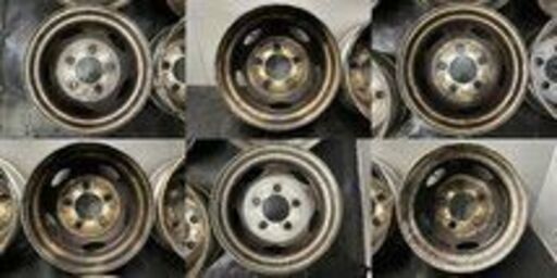 タイヤ、ホイール TOPY製 トラックホイール 17.5インチ 6本 DFZ 17.5X5 