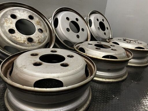 TOPY製 トラックホイール 17.5インチ 6本 DFZ 17.5X5.25 108-9TC 5H 