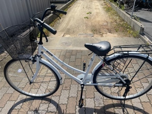 自転車中古 BRIDGESTONE ECOLO GQ オートライト ステンレスカゴ