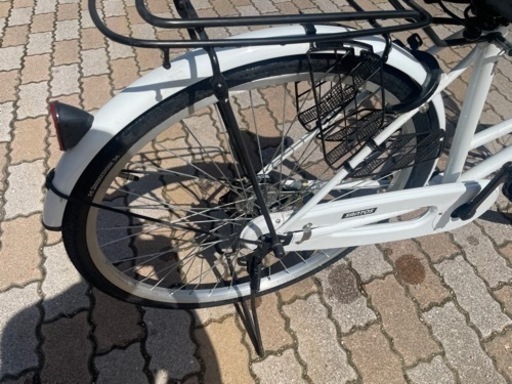 自転車中古 BRIDGESTONE ECOLO GQ オートライト ステンレスカゴ