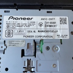 カロッツェリア　AVIC-ZH77  完動美品