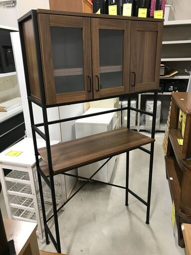 食器棚 キッチンラック ブラウン 幅94×奥行41×高さ182cm※クリーニング済み