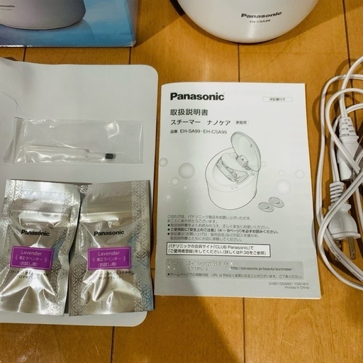 Panasonicナノケア スチーマー 美品 箱付属品全てあり 精製水でのみ使用
