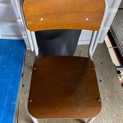 昭和　レトロ　学校椅子　1脚