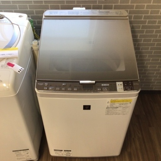 洗濯乾燥機 シャープ ES-GX8A 2017年製 8.0kg/4.5kg