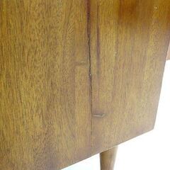 北海道 千歳市/恵庭市 市場株式会社 MOPE/モぺシリーズ スリムキャビネット MOK-2525 シャッター式 小物入れ 天然木