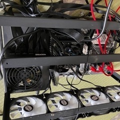 マイニングリグ（フレーム+PC）※GPU無し