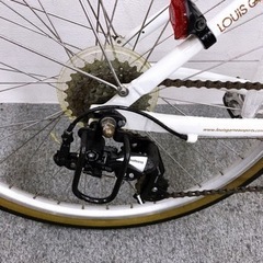 セット-格安　ルイガノ　クロスバイク　泥除け・カゴ付き　中古自転車