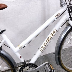 格安　ルイガノ　クロスバイク　泥除け・カゴ付き　中古自転車