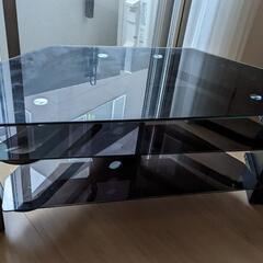 コーナーテレビボード ニトリ ガラス天板