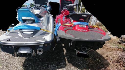 カワサキ ウルトラ 300lx ヤマハ fxクルーザーsho 2艇積みトレーラー カワサキ ウルトラ 300lx ヤマハ fxクルーザーsho 2艇積みトレーラー