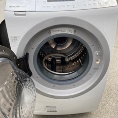 配送可能 2016年式 シャープ SHARP ES-A210-SL [ドラム式プラズマ