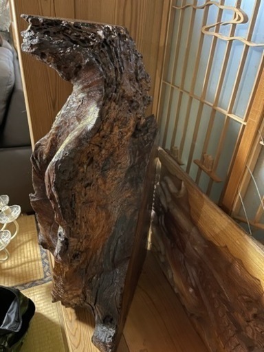 一枚板 衝立 一本物 床の間 和風