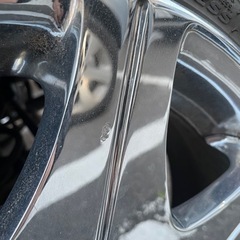 【美品】レグザス 17インチ メッキアルミ 夏タイヤセット