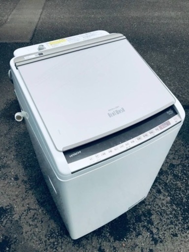⑥ET32番⭐️ 8.0kg⭐️日立電気洗濯乾燥機⭐️ 2019年式