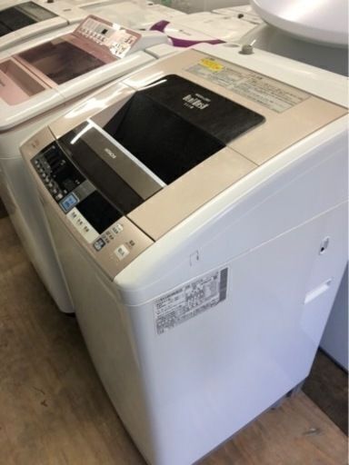 配送可能　日立 HITACHI BW-D8TV W [ビートウォッシュ たて型洗濯乾燥機（8.0kg） 自動お掃除搭載 プラチナホワイト]