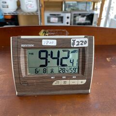 【リサイクルショップどりーむ鹿大前店】No.1820　置き時計　...
