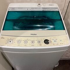 （取引中）Haier全自動洗濯機 2019年JW-C45A