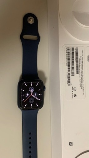 美品 Apple Watch series 6 GPS+セルラーモデル 44mm Space Blue AluminumA2376 バッテリー100％