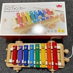【知育玩具】幼児用木琴♪シロフォンカー‼️箱付き☆