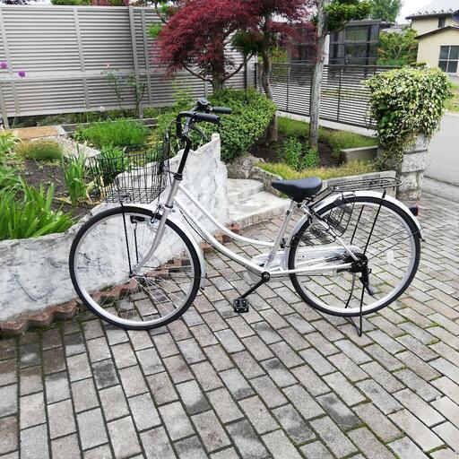 LEDライト付き軽快車 26型 ほぼ新品です!