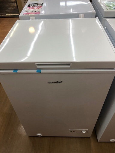 【店頭受け渡し】comfee冷凍庫　2022年製　100L   RCC100WH/E  未使用品