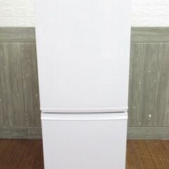 【ネット決済・配送可】ss3545　シャープ　ノンフロン冷凍冷蔵...